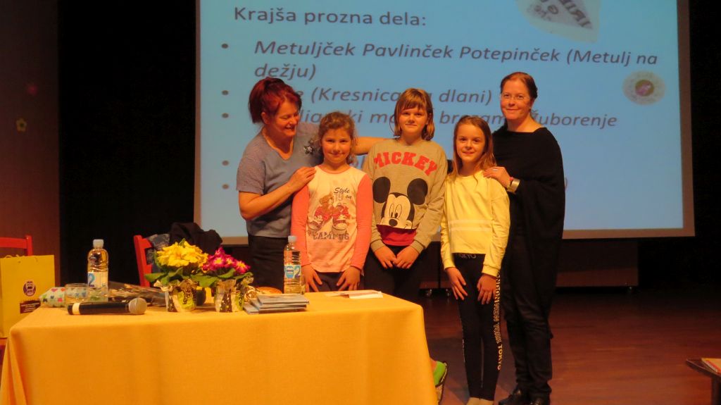 Obisk slovenske otroške in mladinske pesnice Barbare Gregorič Gorenc in ilustratorke Andreje Gregorič
