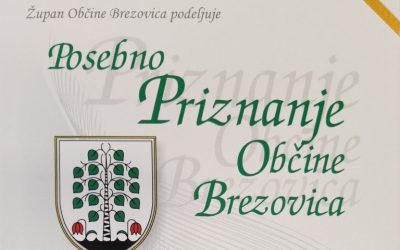 Posebno priznanje Občine Brezovica za OŠ Brezovica pri Ljubljani